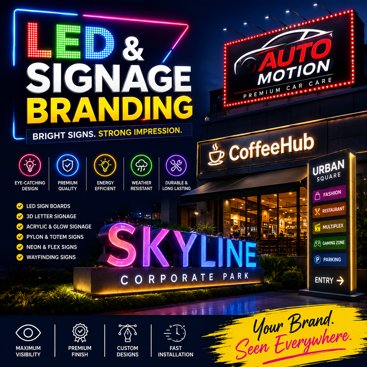 LED & Signage Branding