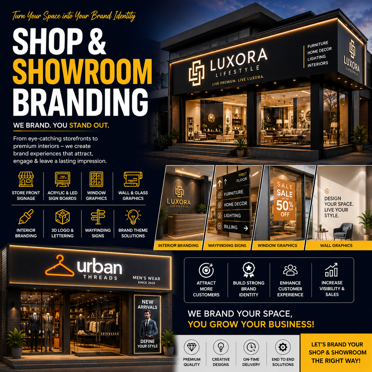 Shop & Showroom Branding