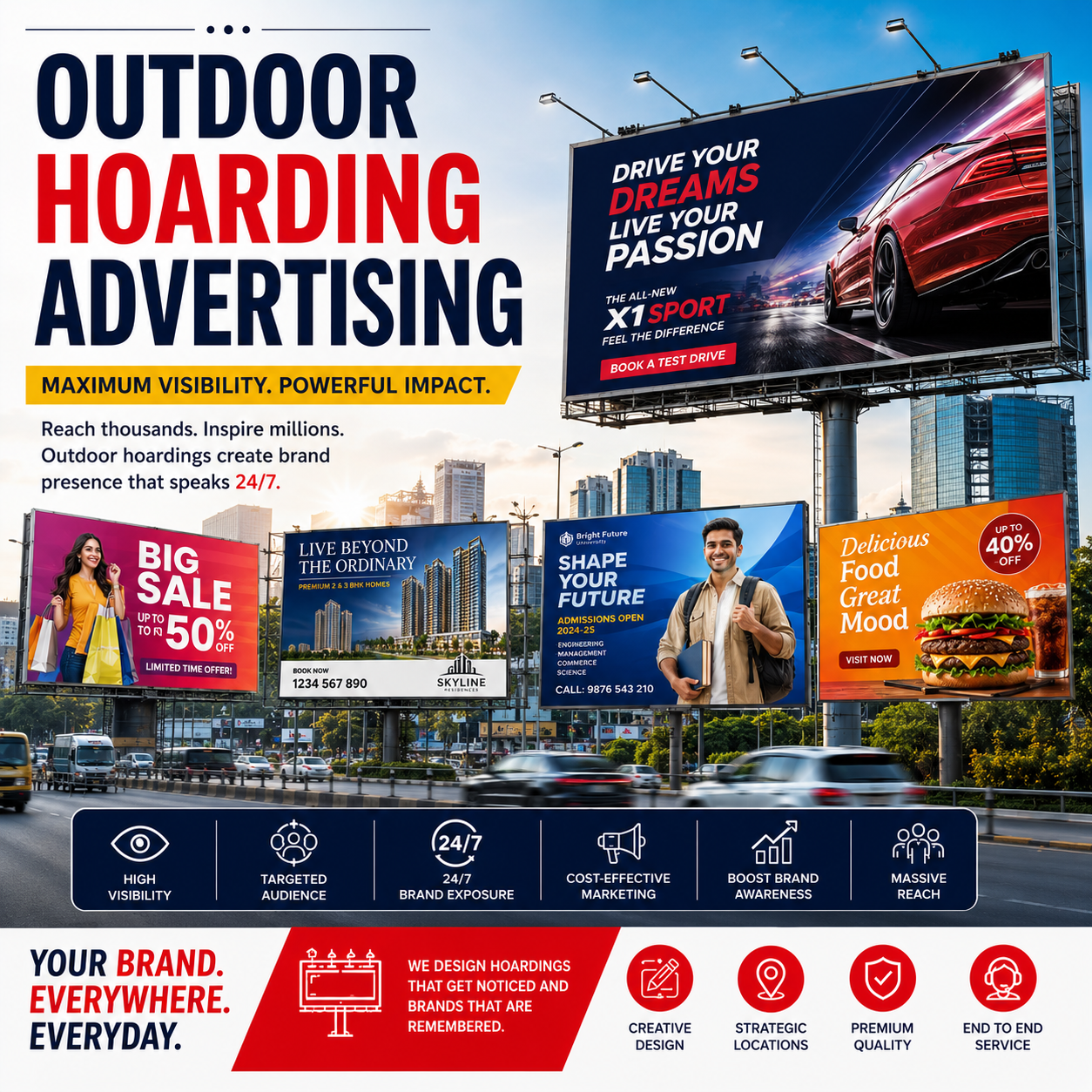 OUTDOOR HOARDING ADVERTISING